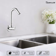 Topaz Sink cock Round Swivel Spout Brass (12 inches)- by Specule